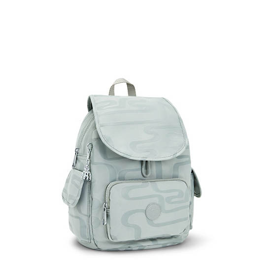 Kipling City Pack Small Klassieke Printed Rugzak Turquoise | BE 1504WN